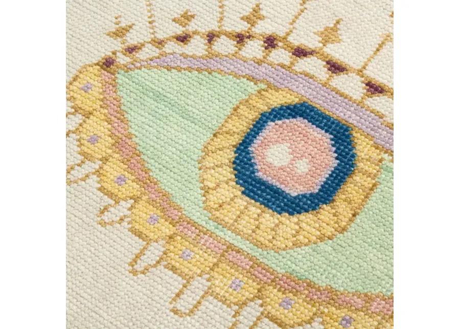 Bright Eye Multicolor Turkish Knot Rug