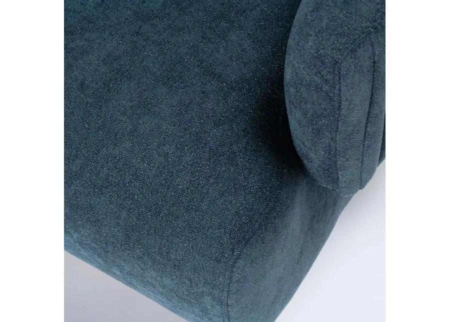 Come Next Monday Swivel Chair In Indigo