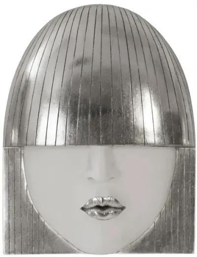 Fashion Faces Small Wall Art Set - Silver