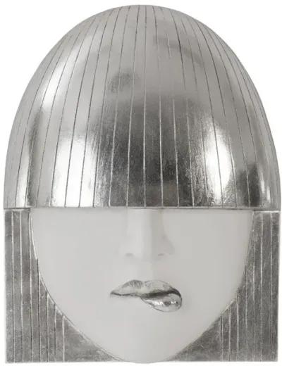 Fashion Faces Small Wall Art Set - Silver