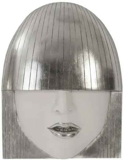 Fashion Faces Small Wall Art Set - Silver