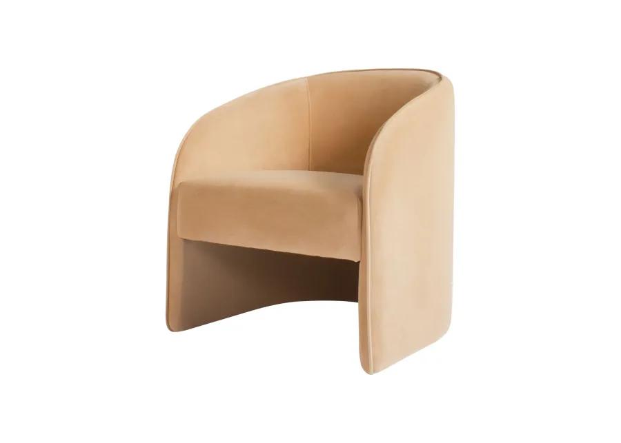 Knox Chair In Caramel Velvet