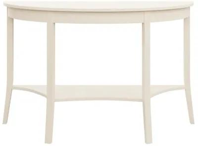 Custom Sussex Demilune Console Table