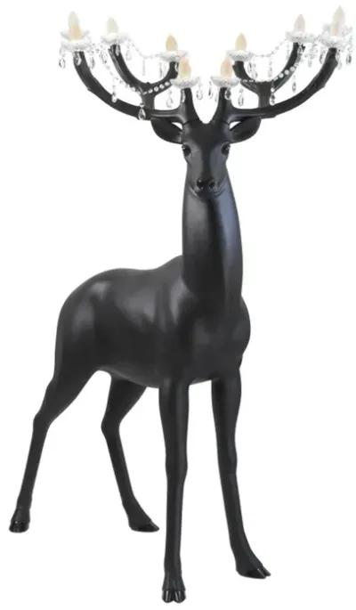 Sherwood Deer Lamp - Black