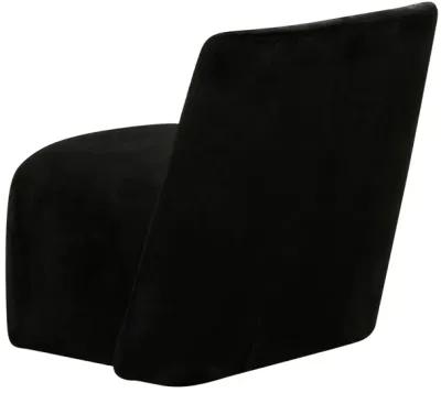 After Midnight Accent Chair in Black Cowhide