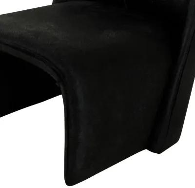 After Midnight Accent Chair in Black Cowhide