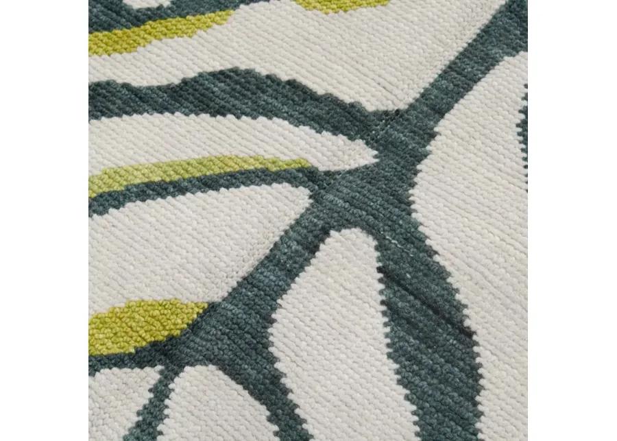 Koufax Blue/Green Turkish Knot Rug