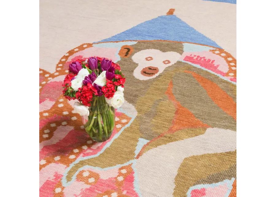 Swinging By Turkish Knot Rug