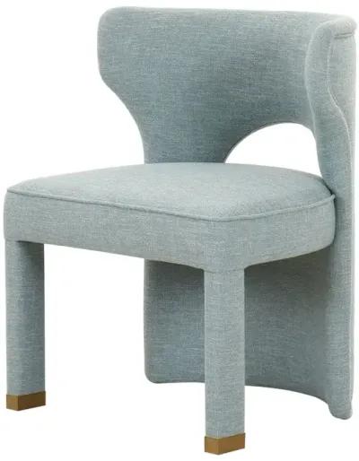 Valerie Dining Chair in French Blue Linen