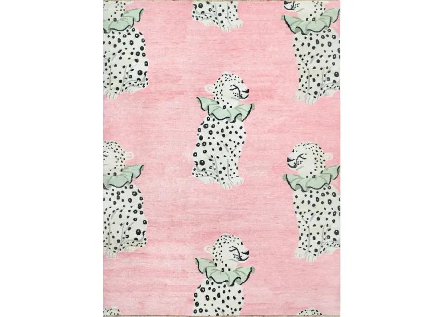 In Stock 5x7 Darby Pink Turkish Knot Rug