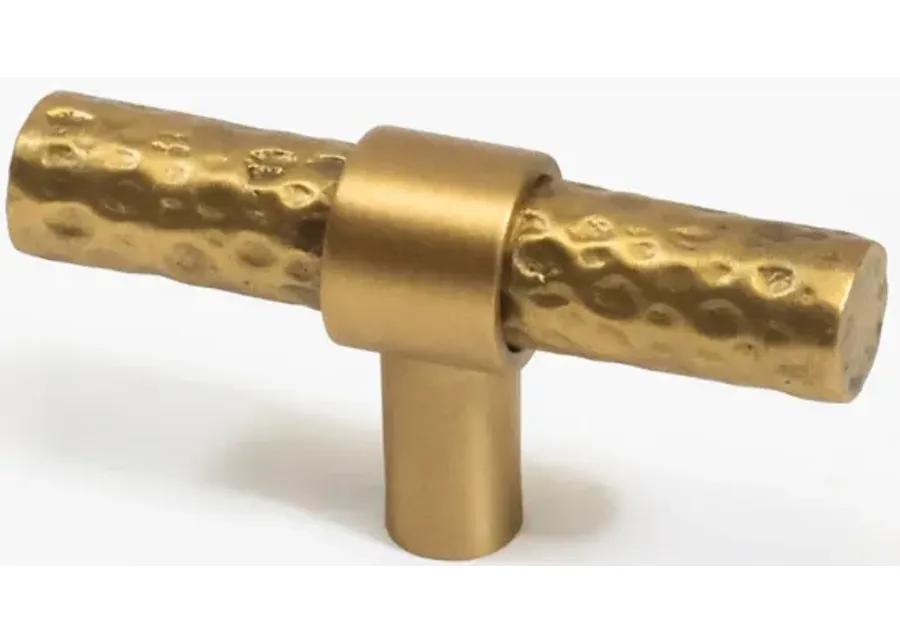 Hammered Brass Knob