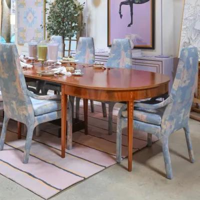 Set of 8 Upholstered Dining Chairs