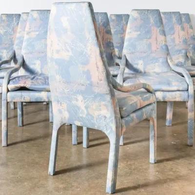 Set of 8 Upholstered Dining Chairs