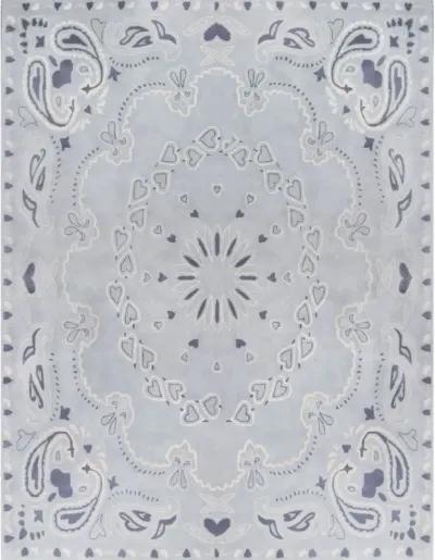 Bandana Blue Tufted Rug