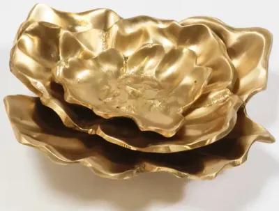 Brass Rose Paper Knob