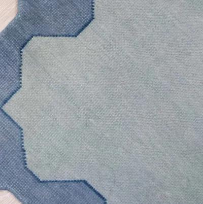 Andrews Ice Blue Turkish Knot Rug