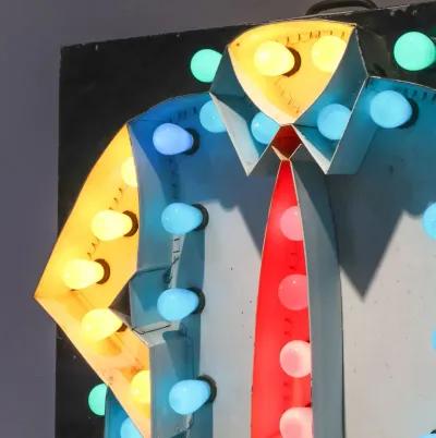 Dress Shirt Multicolor Light Up Sign