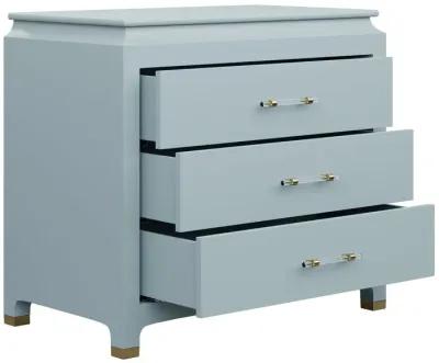 Espionage Chest Large in Smoke Blue Lacquer