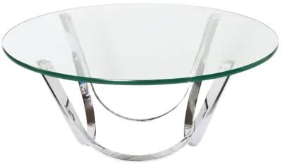 Dunbar Chromed Steel Coffee Table