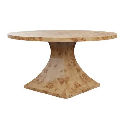 In Stock George Dining Table 60" in Golden Pecan Mappa