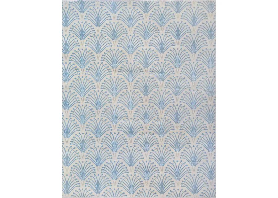 Ashley Ann Blue Turkish Knot Rug