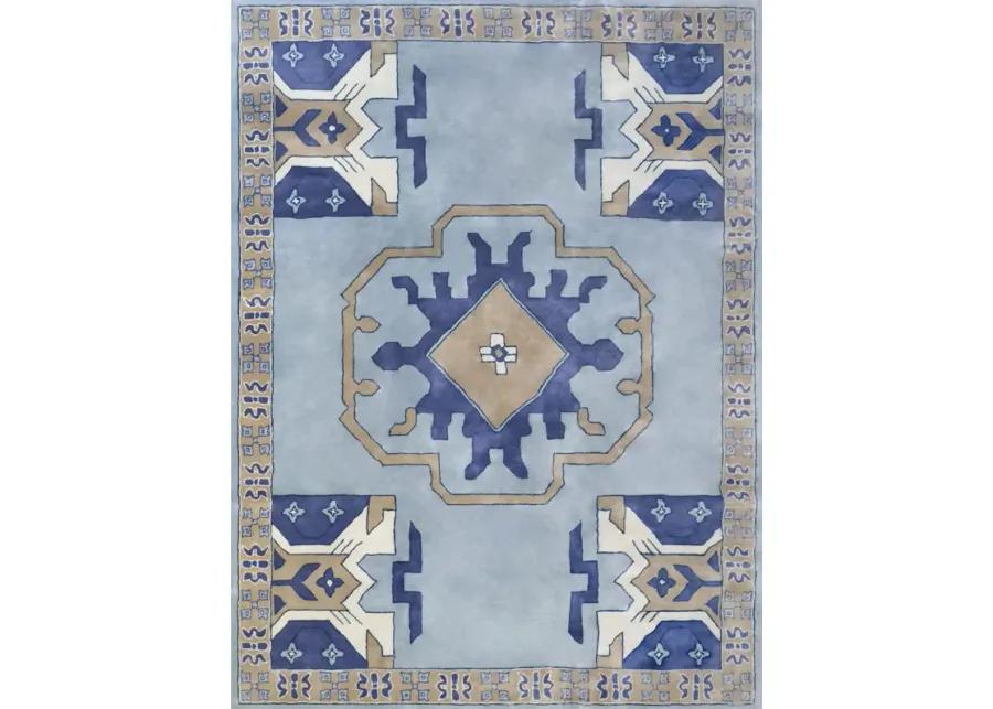 Zara Blue Tufted Rug