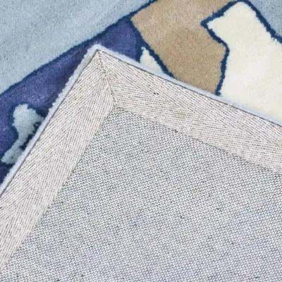 Zara Blue Tufted Rug