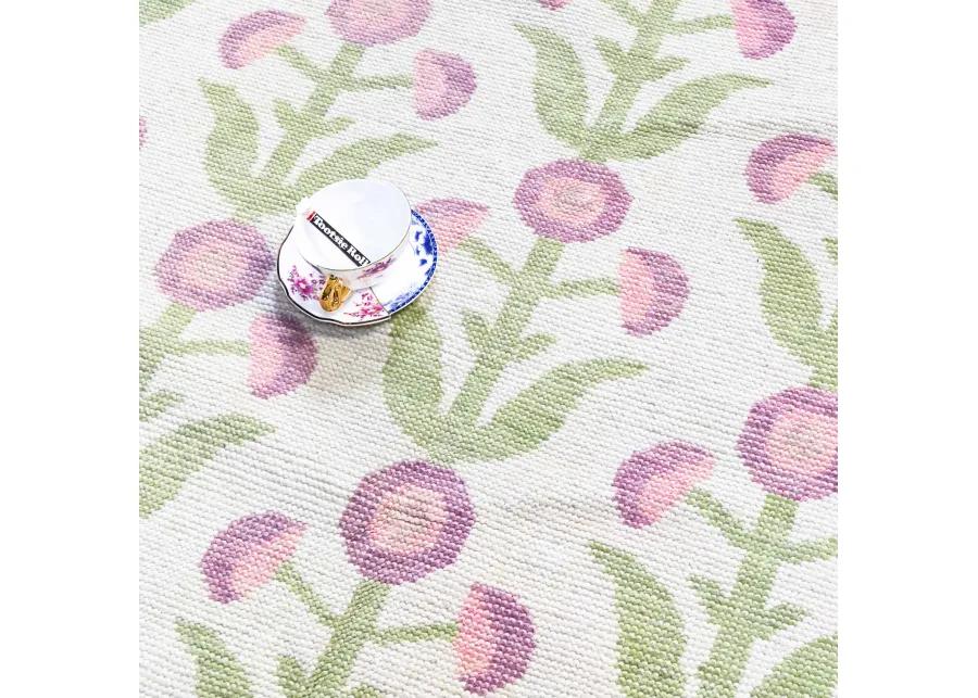 Margaret Lilac Turkish Knot Rug