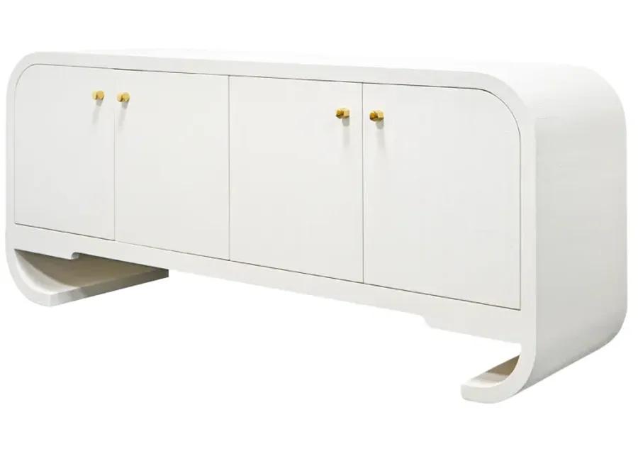 Ruse Credenza in White