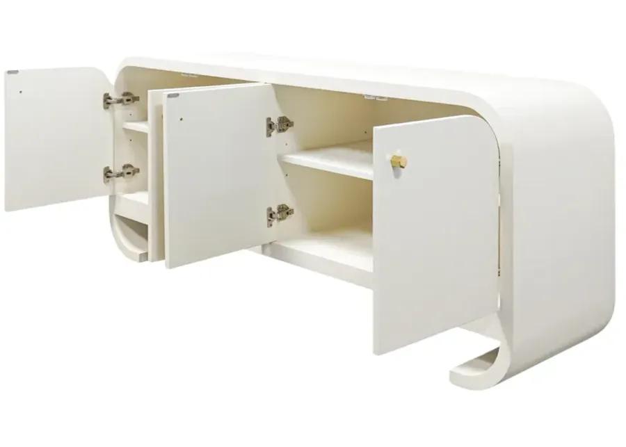 Ruse Credenza in White