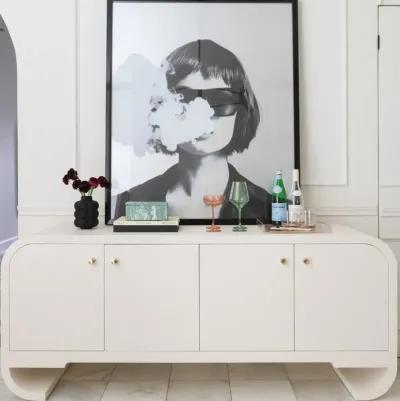 Ruse Credenza in White