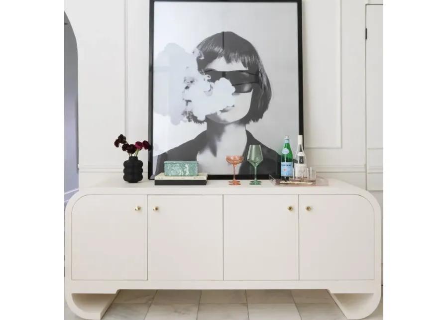 Ruse Credenza in White