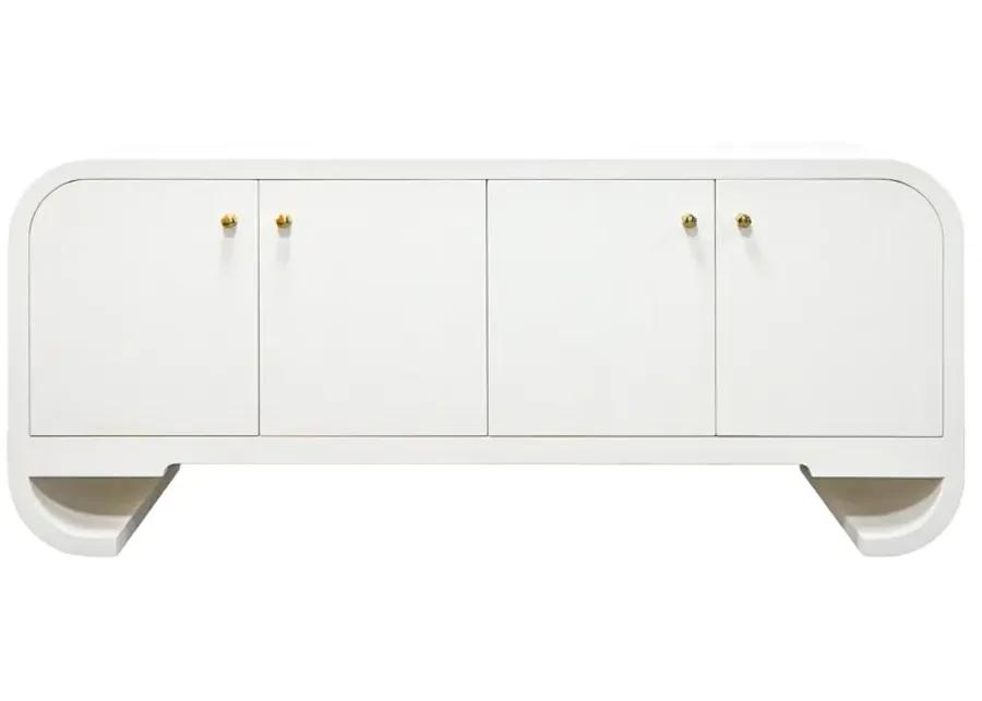 Ruse Credenza in White