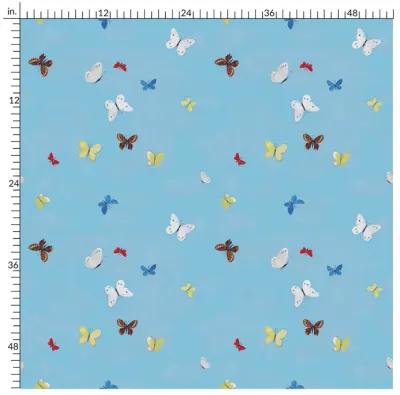 'Flying Butterflies' Wallpaper in Multi by Paule Marrot