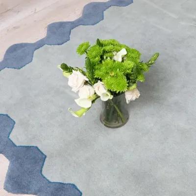 Andrews Ice Blue Tufted Rug