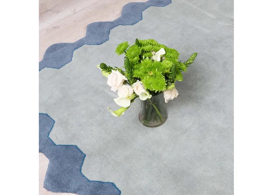 Andrews Ice Blue Tufted Rug