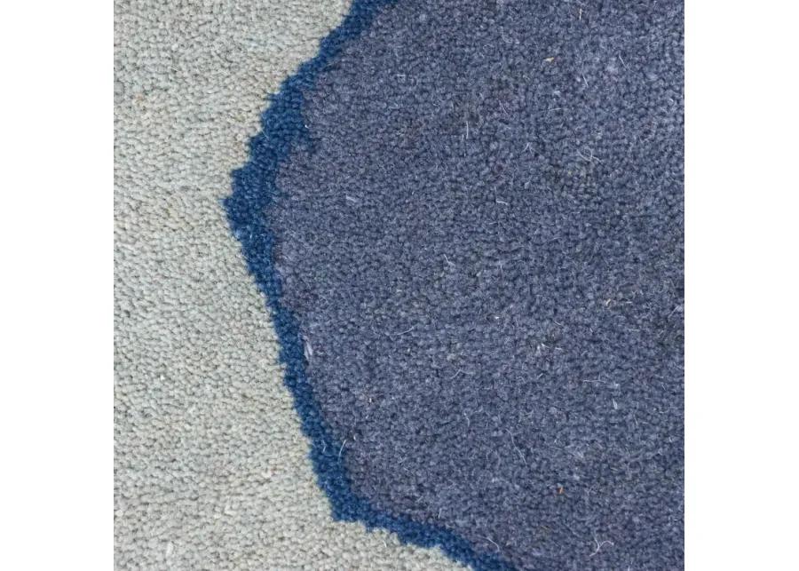 Andrews Ice Blue Tufted Rug