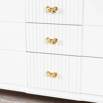 Huntley Dresser Restored in Luna White Lacquer