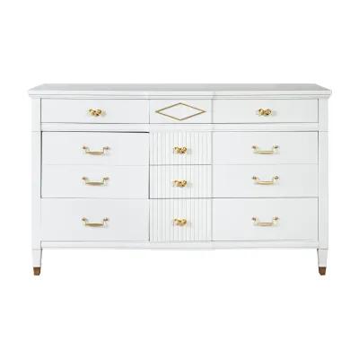 Huntley Dresser Restored in Luna White Lacquer