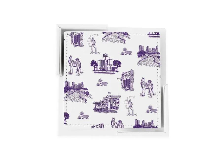 Fort Worth Coasters - Purple