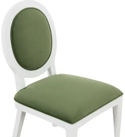 Clarette Chair in Green Velvet