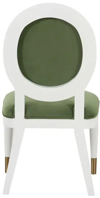 Clarette Chair in Green Velvet