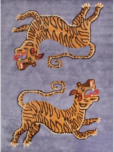 In Stock 4x6 Shere Khan Tiger Tufted Rug