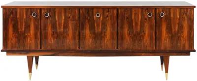 French Modern Mahogany Cocktail Sideboard