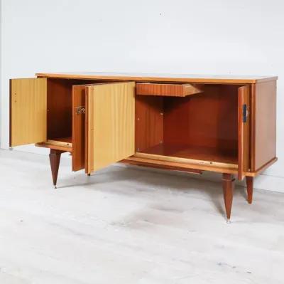 French Modern Light Mahogany Sideboard