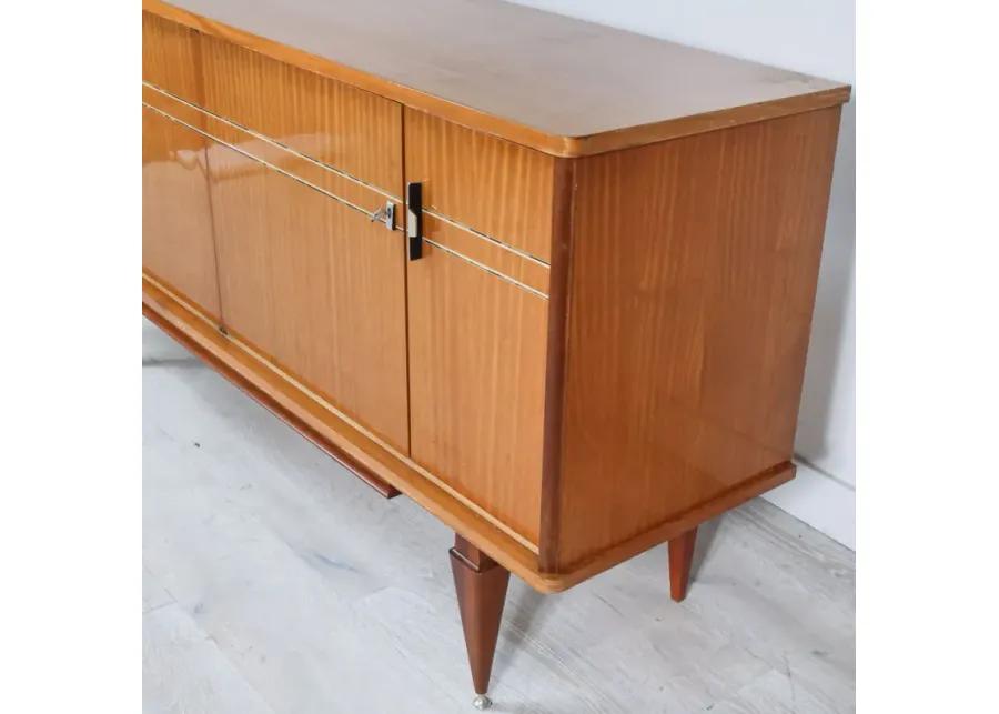 French Modern Light Mahogany Sideboard