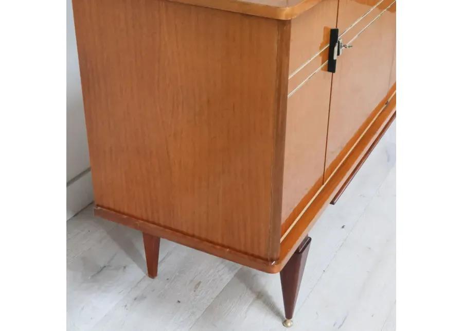 French Modern Light Mahogany Sideboard