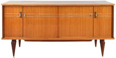 French Modern Light Mahogany Sideboard