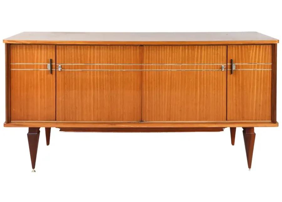 French Modern Light Mahogany Sideboard