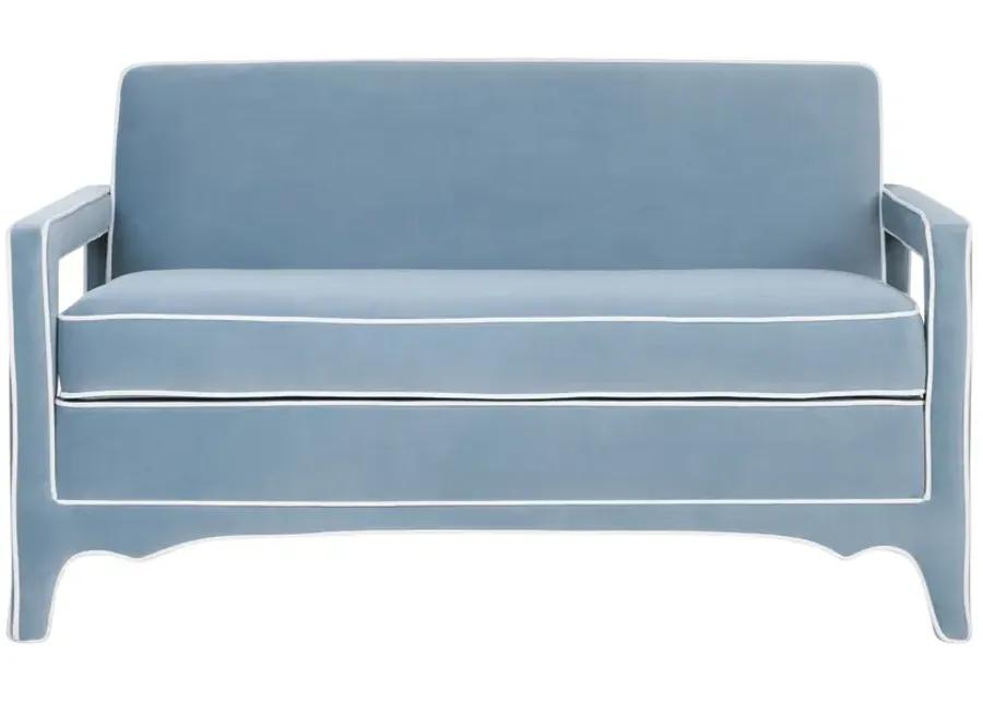 Cary Loveseat in Frost Blue